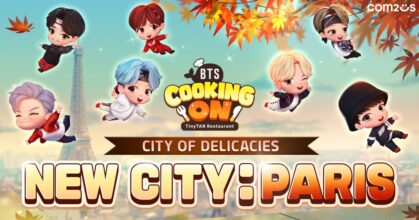 'BTS Cooking On: TinyTAN Restaurant' อัปเดต 'ปารีส' เมืองแห่งอาหารเลิศรส