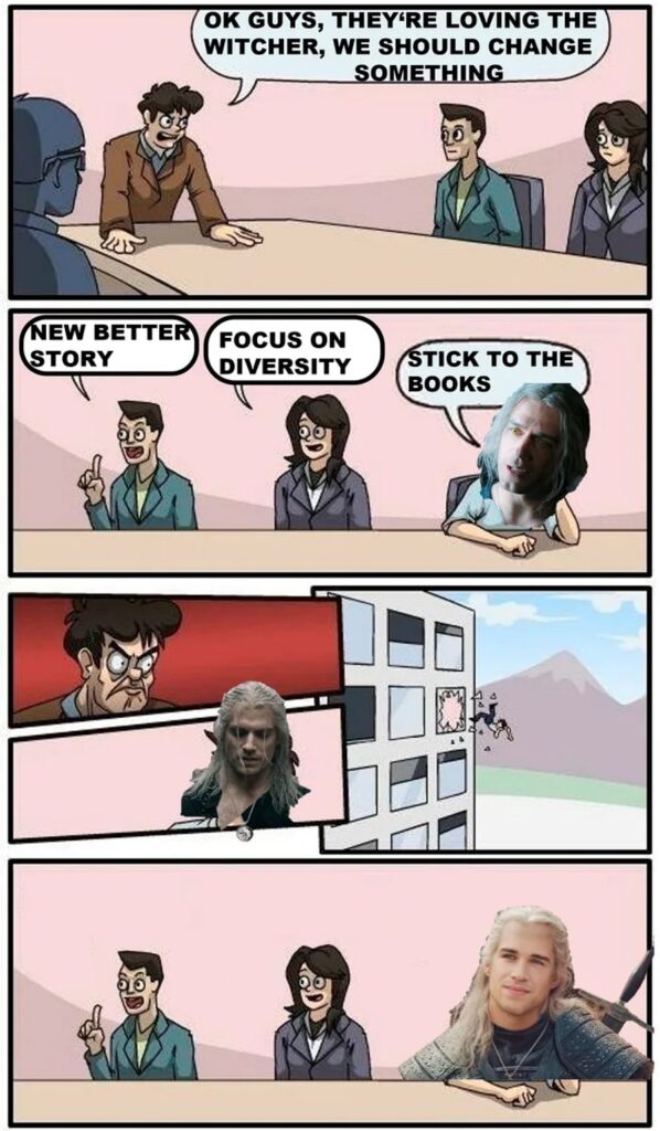 รวมภาพล้อเลียน The Witcher ประเด็น Cavill ถอนตัว
