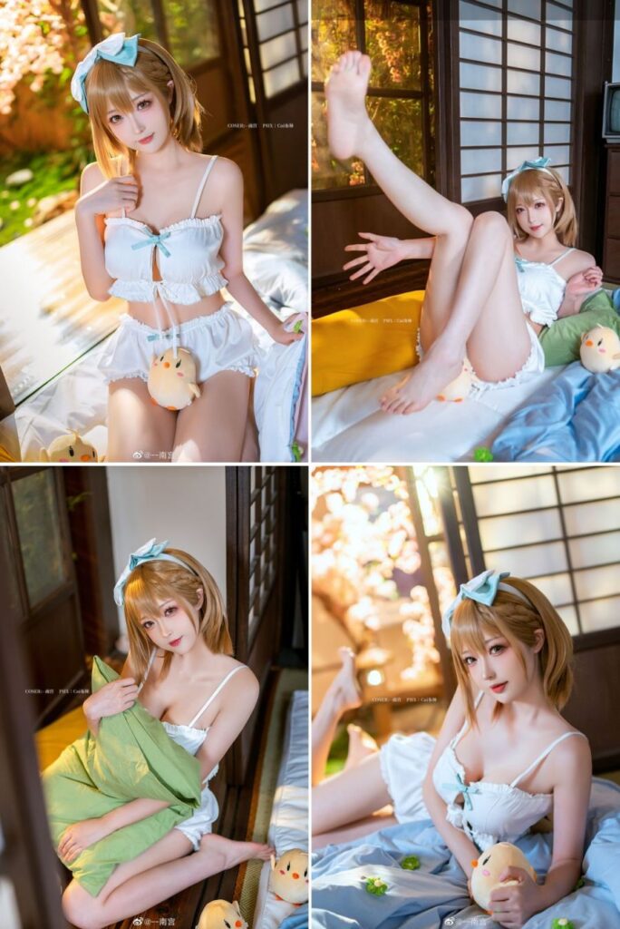 คอสเพลย์ Ryza จาก Atelier Ryza โคลาโบกับเกม Azur Lane ในชุดนอนสุดหวิว 4 คอสเพลย์ Ryza จาก Atelier Ryza โคลาโบกับเกม Azur Lane ในชุดนอนสุดหวิว
