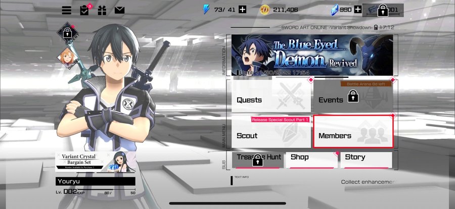 Sword Art Online : Variant Showdown วิธีปลดล็อคระดับดาวตัวละคร
