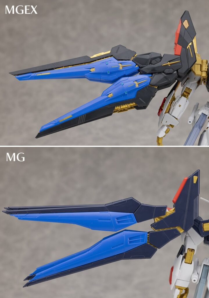เปรียบให้เห็นชัด ๆ ความแตกต่างระหว่าง MGEX vs MG Strike Freedom 11 เปรียบให้เห็นชัด ๆ ความแตกต่างระหว่าง MGEX vs MG Strike Freedom