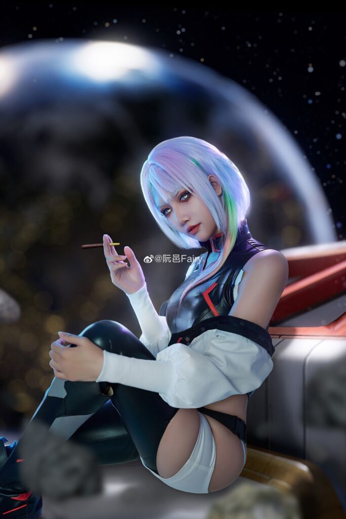 คอสเพลย์ Lucy จาก Cyberpunk: Edgerunners ที่มาในแบบสวยคม 4 คอสเพลย์ Lucy จาก Cyberpunk: Edgerunners ที่มาในแบบสวยคม
