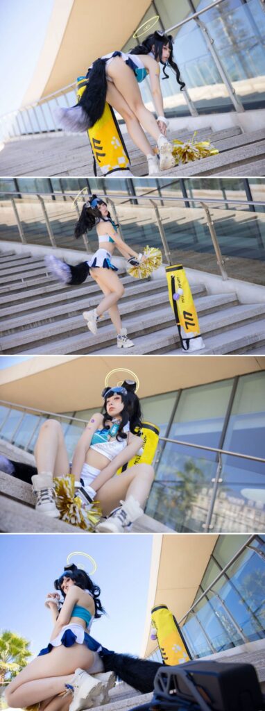 คอสเพลย์ Hibiki จาก Blue Archive สุดคาวาอี้ 2 คอสเพลย์ Hibiki จาก Blue Archive สุดคาวาอี้