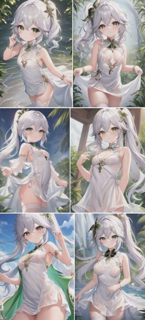 แฟนอาร์ต Nahida ตั้งแต่เด็กเติบโตจนเป็นสาว 2 แฟนอาร์ต Nahida ตั้งแต่เด็กเติบโตจนเป็นสาว
