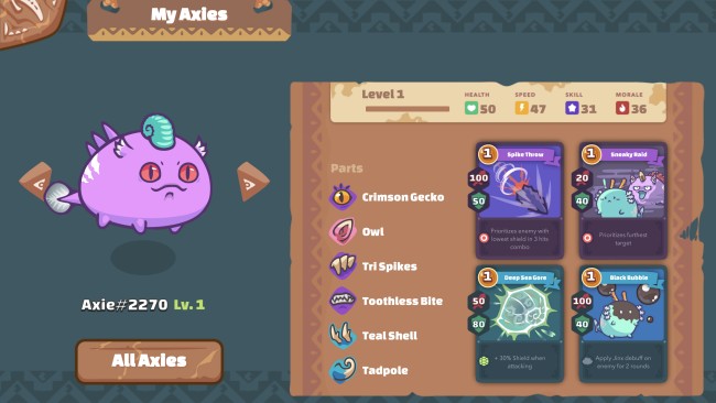 แนะนำเกม Axie Infinity พร้อมวิธีการเริ่มต้นภายในเกม 4 แนะนำเกม Axie Infinity พร้อมวิธีการเริ่มต้นภายในเกม