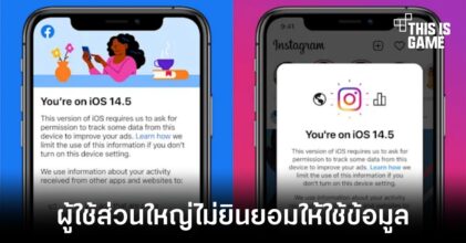 มีเพียง 12 เปอร์เซ็นต์ของผู้ใช้งาน iOS 14.5 ที่ยอมให้ติดตามข้อมูล