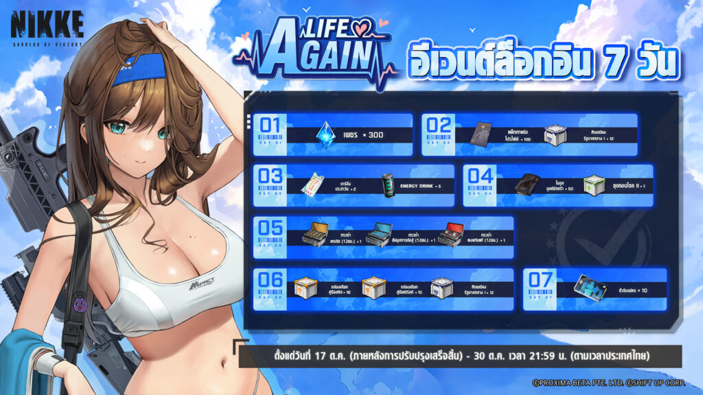 NIKKE อัปเดตนิกเกะสาวคนใหม่ ‘รุมานิ’ เทรนเนอร์สุดมั่น
