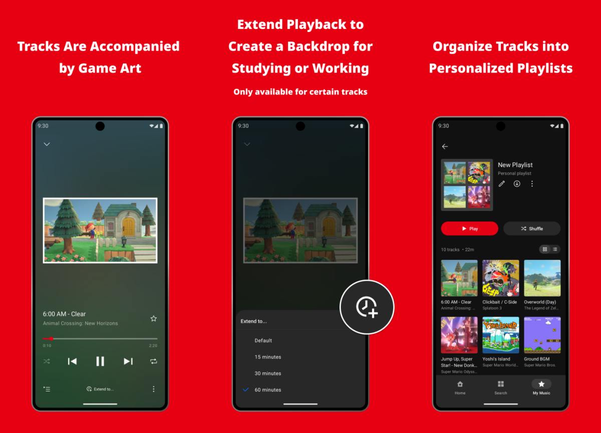 Nintendo Music แอปฟังเพลงประกอบจากปู่นินเปิดให้บริการแล้ว