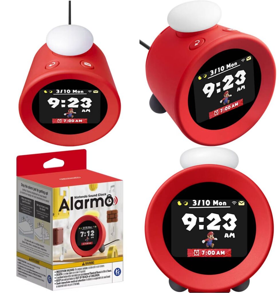 Nintendo ประกาศเปิดตัวสินค้าใหม่ Alarmo นาฬิกาปลุกอัจฉริยะ 3 นาฬิกา Alarmo