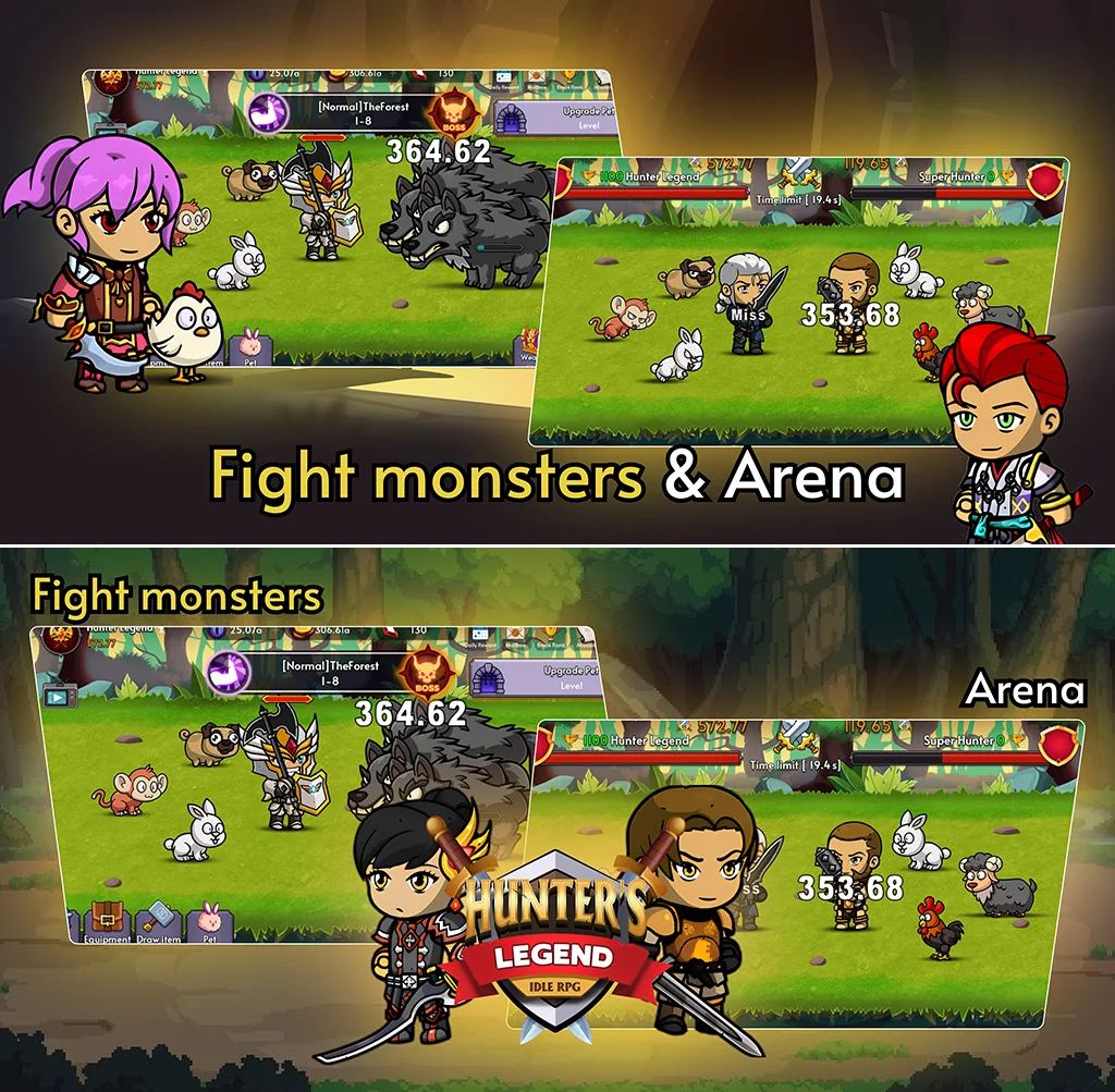 Hunter's Legend เปิดให้บริการบนสโตร์ไทยแล้ว 4 Hunter's Legend