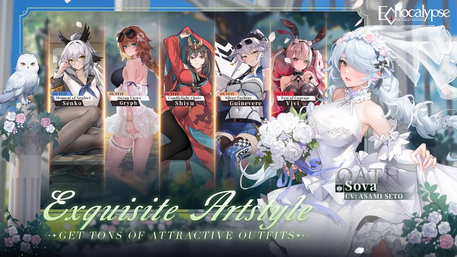 Echocalypse: Scarlet Covenant เกมมือถือ RPG สะสมตัวละครสาวสวยออกผจญภัย 7 Echocalypse: Scarlet Covenant Launches