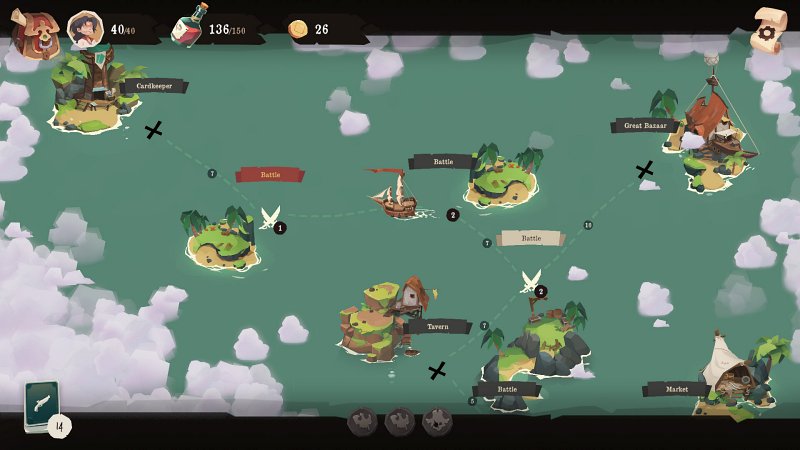 เปิดตัว Pirates Outlaws 2: Heritage เกมจัดเด็คผจญภัยแบบ Roguelike 4 Pirates Outlaws 2: Heritage Announced