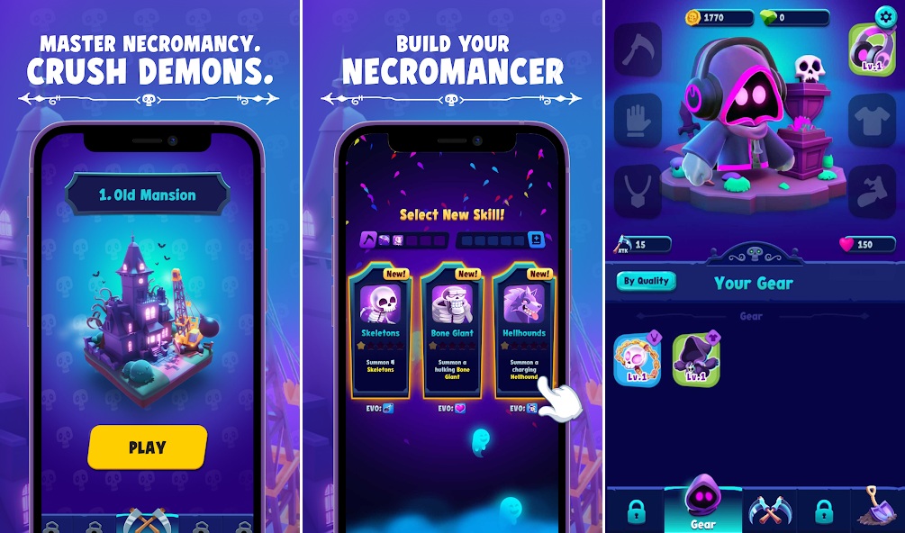 Pocket Necromancer เปิดให้ลงทะเบียนล่วงหน้าบนสโตร์ไทยแล้ว 3 Pocket Necromancer