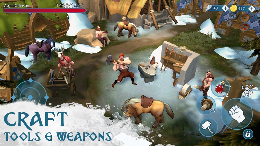 Vinland Tales: Viking Survival เกมมือถือแอ็กชั่น RPG เอาชีวิตรอดแบบ Sandbox 9 Vinland Tales: Viking Survival Launches