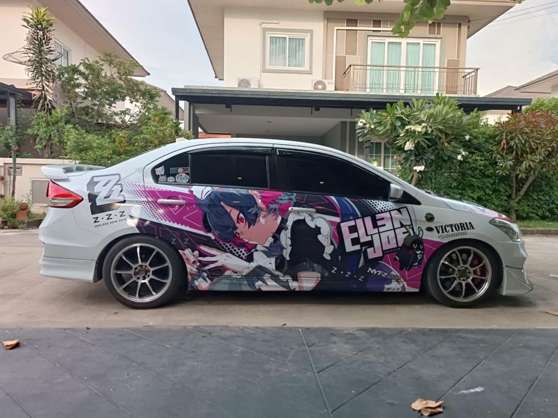 แฟนเกม Zenless Zone Zero โชว์รถอิตาฉะลาย Ellen 3 Zenless Zone Zero Fan Shows Off Ellen-Themed Ita-Sha