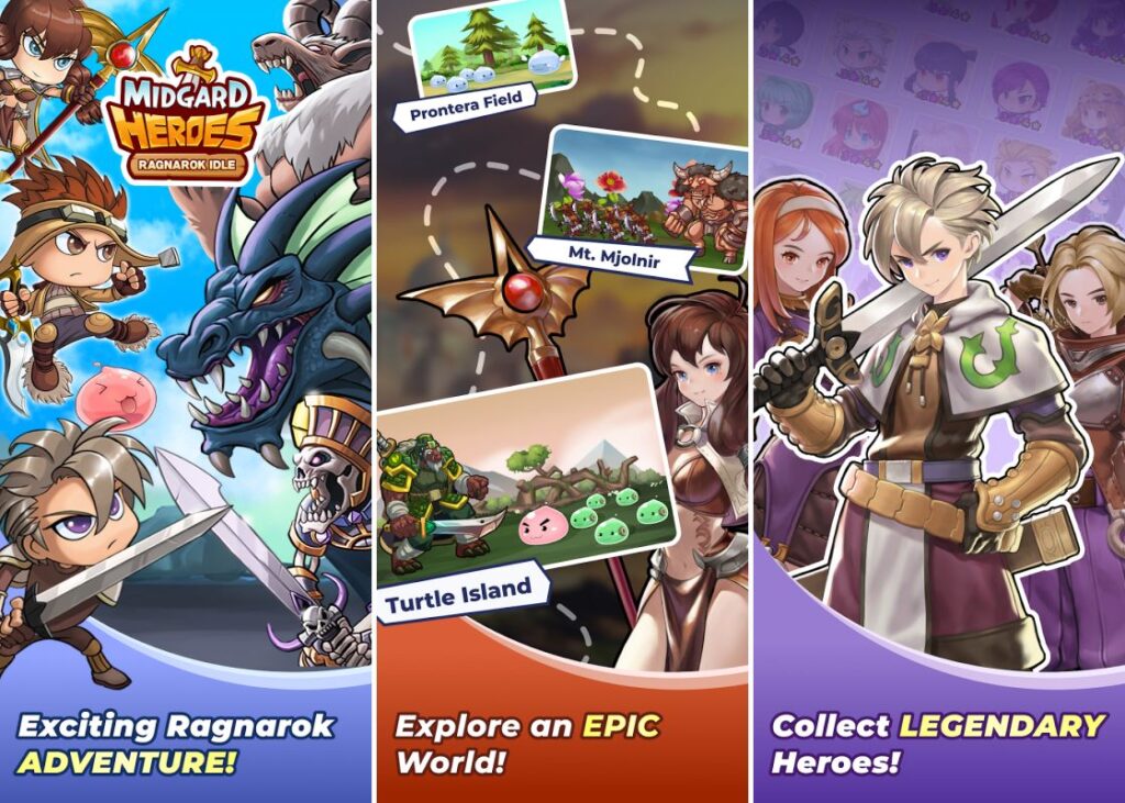 Midgard Heroes: Ragnarok Idle เปิดให้บริการบนมือถือสโตร์นอก 5 Midgard Heroes: Ragnarok Idle Announced