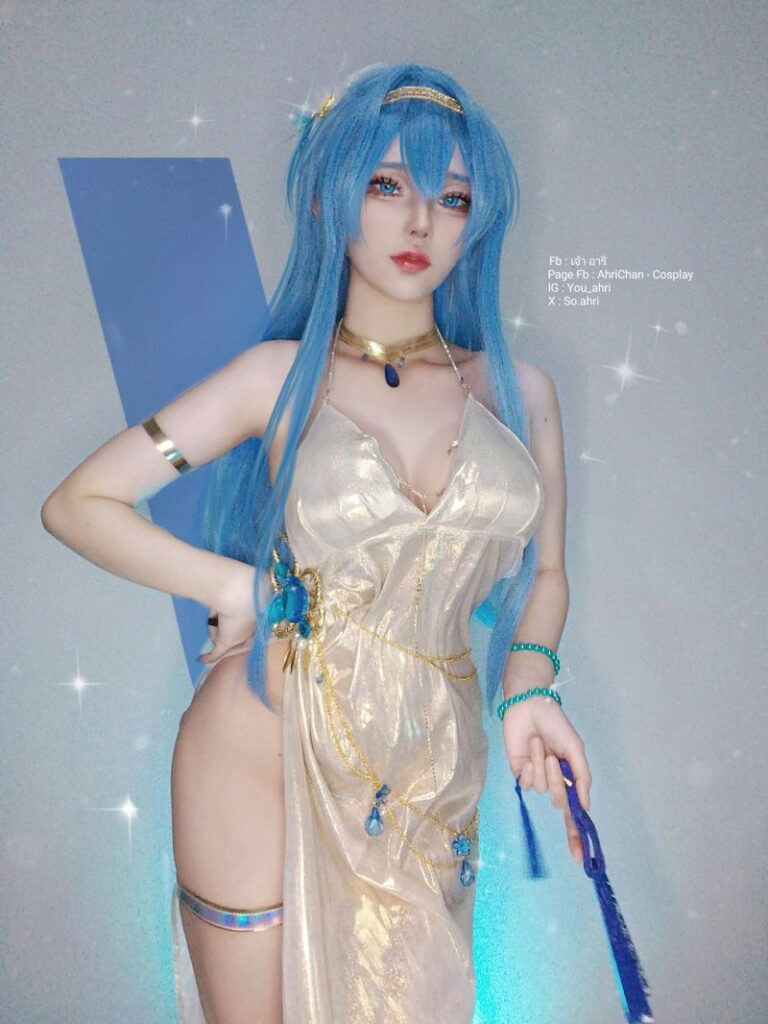 คอสเพลย์ Helm จาก NIKKE เวอร์ชั่นชุดบางเบาเอาใจสั่น 3 Helm NIKKE Cosplay by Ahri