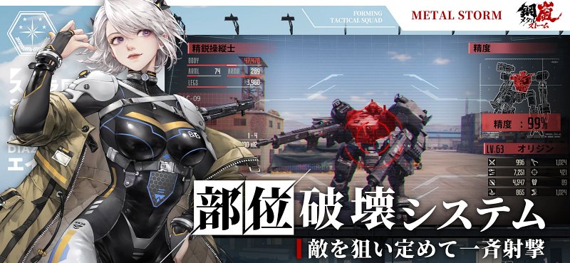 Metal Storm เกม SRPG ปรับแต่งหุ่นออกรบแบบ Tactical 12 Metal Storm Announced