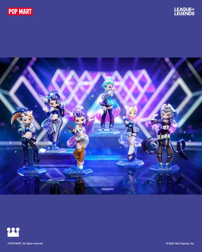 League of Legends จับมือ Pop Mart ปล่อยฟิกเกอร์สาว ๆ จาก K/DA 8 League of Legends x Pop Mart KDA Figure Announced