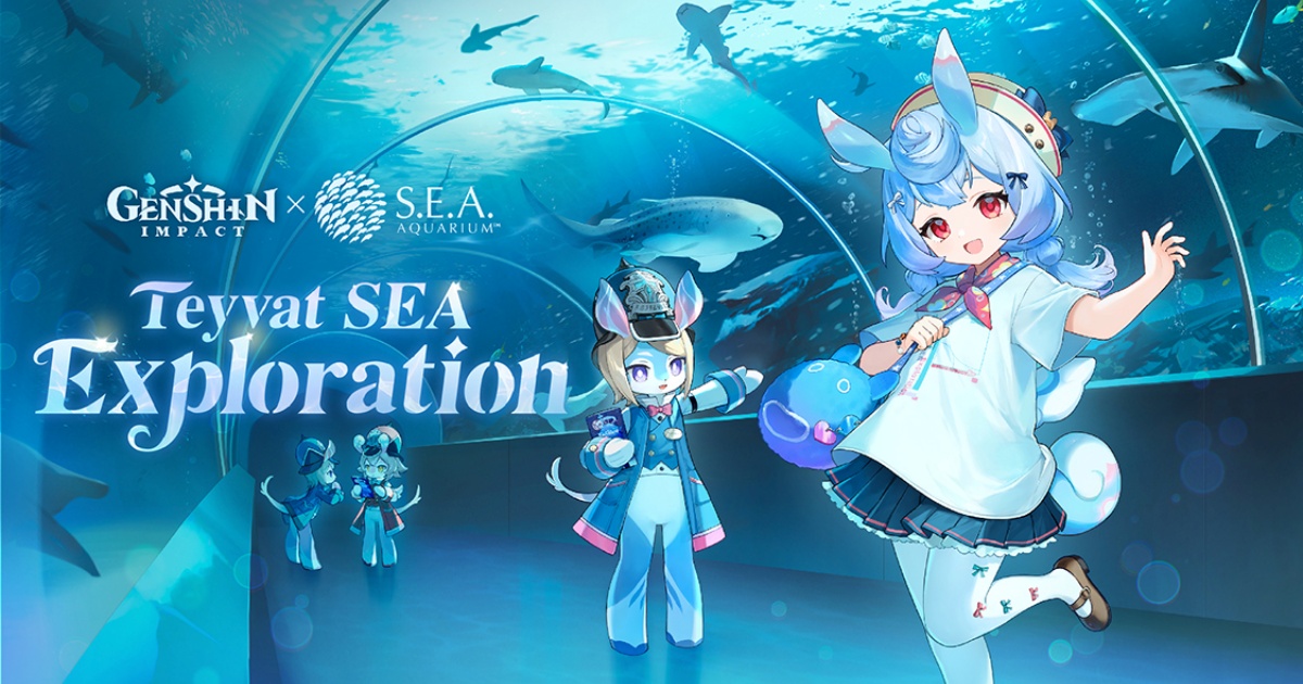 นักเดินทางห้ามพลาด ท่องโลกใต้น้ำให้หายคิดถึง Fontaine ที่สิงคโปร์ Genshin Impact ร่วมมือกับ S.E.A. Aquarium 1 นักเดินทางห้ามพลาด ท่องโลกใต้น้ำให้หายคิดถึง Fontaine ที่สิงคโปร์ Genshin Impact ร่วมมือกับ S.E.A. Aquarium