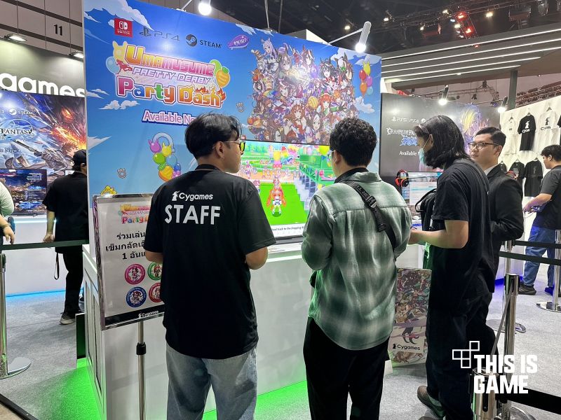 พาทัวร์บูธ Cygames ในงาน Thailand Game Show 2024 ขนทัพเกมดังมาให้เล่นแบบจัดเต็ม 4 Cygames Thailand Game Show 2024 Touring