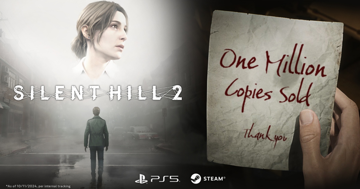 SILENT HILL 2 รีเมค มียอดจำหน่ายถึง 1 ล้านชุดภายในเวลาไม่ถึงหนึ่งสัปดาห์หลังเปิดตัวอย่างเป็นทางการ 1 SILENT HILL 2 รีเมค มียอดจำหน่ายถึง 1 ล้านชุดภายในเวลาไม่ถึงหนึ่งสัปดาห์หลังเปิดตัวอย่างเป็นทางการ
