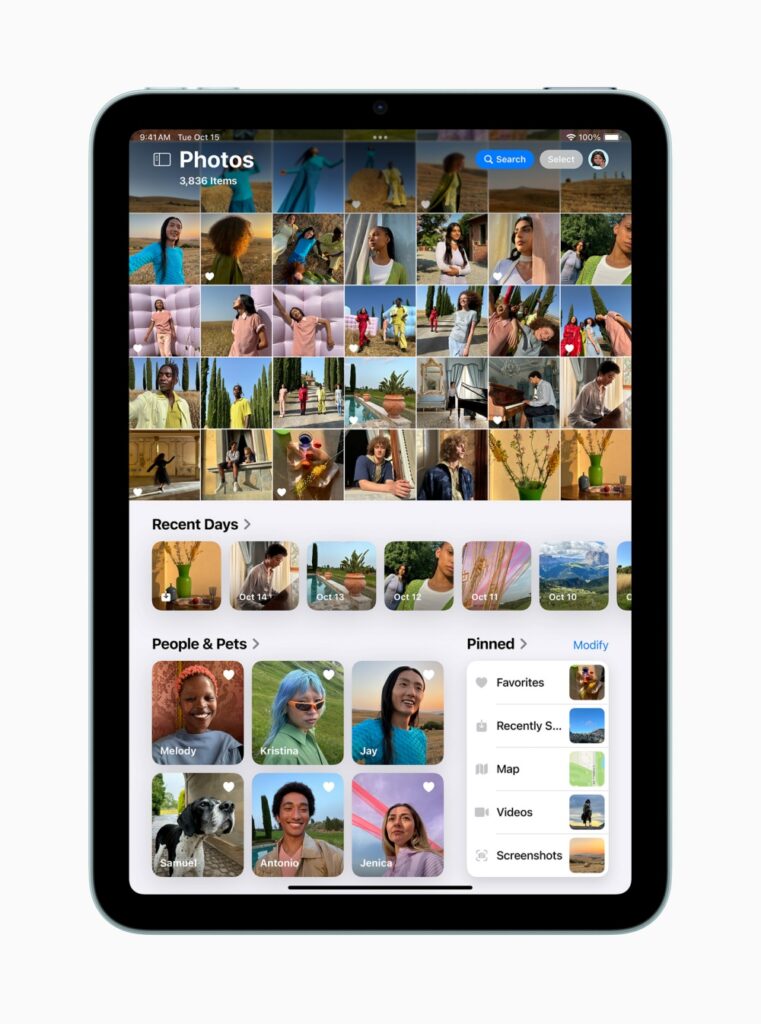 Apple เปิดตัว iPad mini ใหม่อันทรงพลังที่มาพร้อมชิป A17 Pro และรองรับ Apple Pencil Pro 11 Apple เปิดตัว iPad mini ใหม่อันทรงพลังที่มาพร้อมชิป A17 Pro และรองรับ Apple Pencil Pro