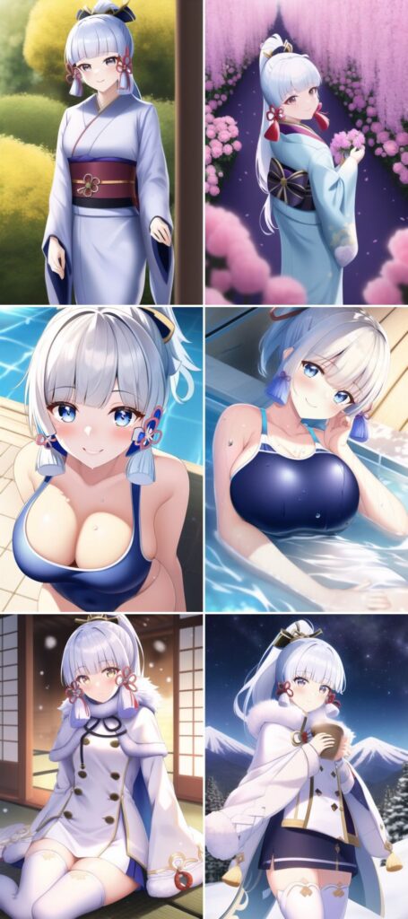 แฟนเกม Genshin Impact ใช้ NovelAI วาด Ayaka ลายเส้นงาม 2 แฟนเกม Genshin Impact ใช้ NovelAI วาด Ayaka ลายเส้นงาม
