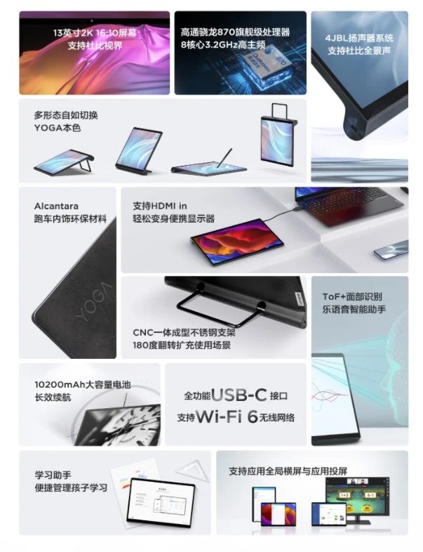 เปิดตัว Lenovo Yoga Pad Pro แท็บเล็ตที่แปลงเป็นจอพกพาได้ 2 เปิดตัว Lenovo Yoga Pad Pro แท็บเล็ตที่แปลงเป็นจอพกพาได้