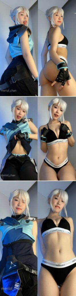 meriol chan จัดเต็มแบบไม่กั๊ก! แปลงโฉมเป็น Jett จาก Valorant 2 meriol chan จัดเต็มแบบไม่กั๊ก! แปลงโฉมเป็น Jett จาก Valorant
