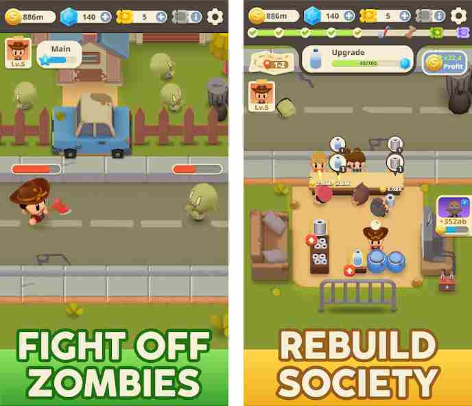 Idle Zombie เปิดให้ลงทะเบียนล่วงหน้าบนสโตร์ไทยแล้ว 3 Idle Zombie
