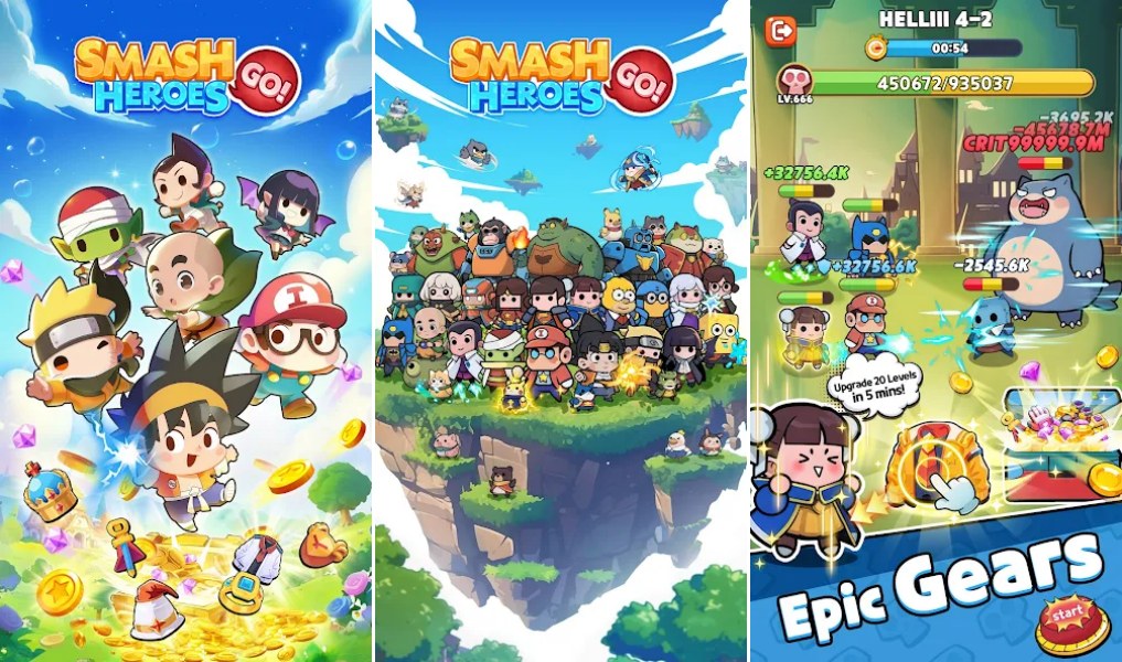 Smash Heroes GO! เปิด Early Access บนสโตร์ต่างประเทศแล้ว 3 Smash Heroes GO