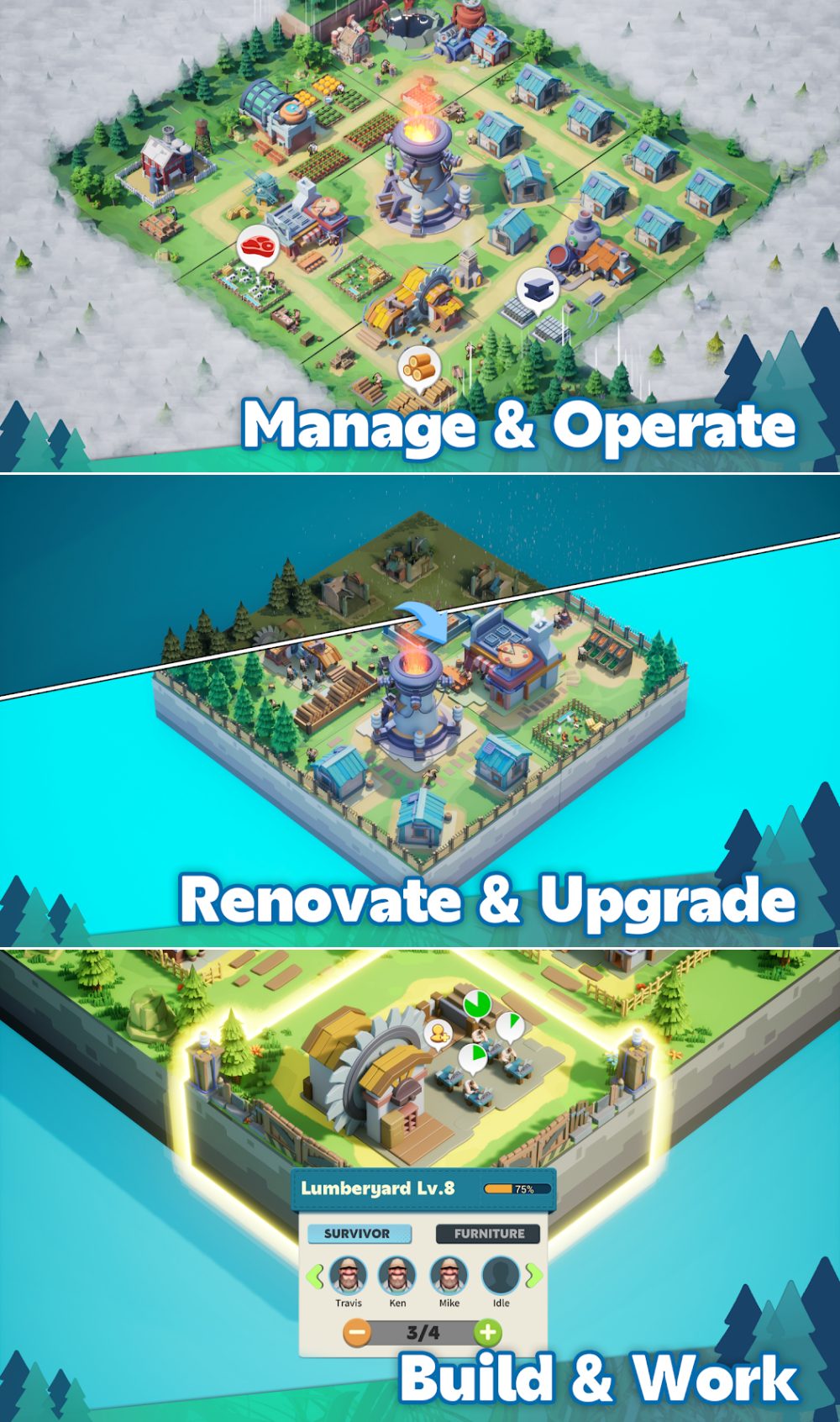 Tiles Survive! เปิดให้บริการบนสโตร์ต่างประเทศแล้ว 4 Tiles Survive
