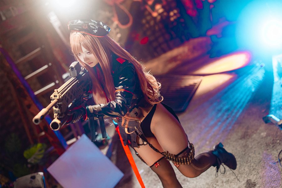 สาวจีนแปลงโฉมเป็น Rapi จาก NIKKE 10 Rapi NIKKE Cosplay by Yukako