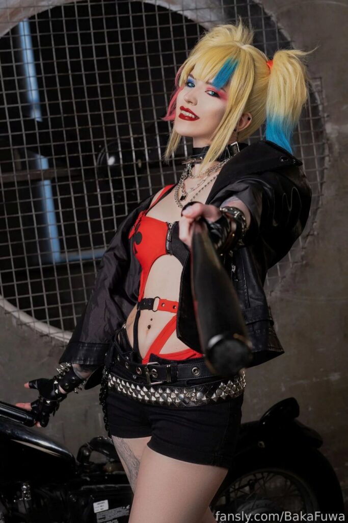 Harley Quinn Cosplay by BakaFuwa