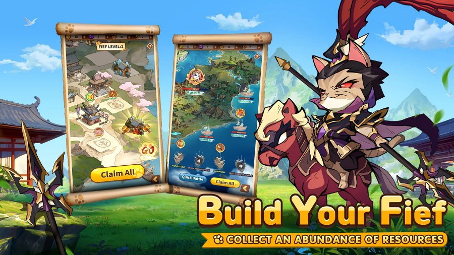Rise of Kittens เกมมือถือรวมพลกองทัพแมวออกผจญภัยแบบ Idle RPG 8 Rise of Kittens Launches