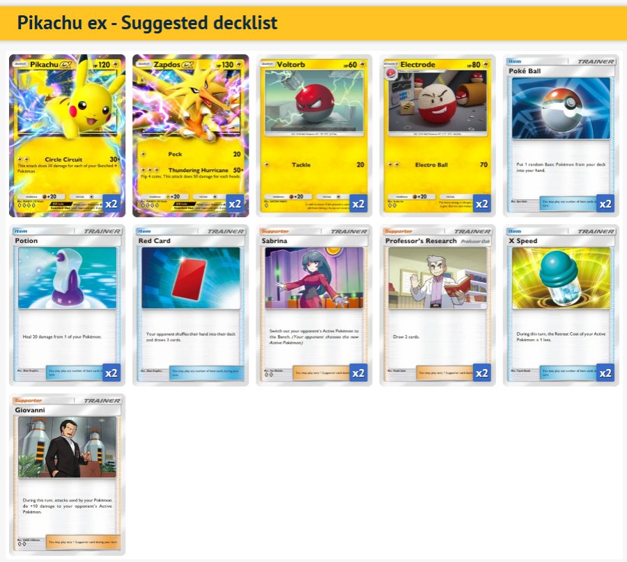 เทคนิคการจัดเด็ค Pikachu ex ใน Pokémon TCG Pocket ให้แจ่ม 2 Pokémon TCG Pocket Pikachu ex Deck Guide