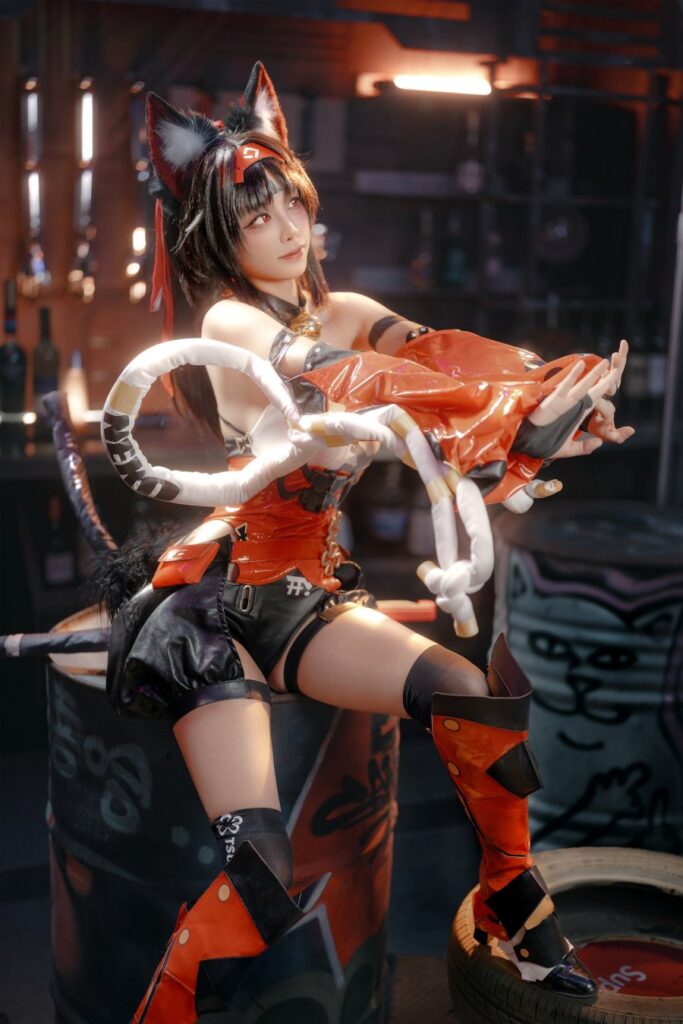 คอสเพลย์ Nekomata จาก Zenless Zone Zero ที่น่ารักน่าลูบหัว 3 Nekomata Zenless Zone Zero Cosplay by Sakuraaww