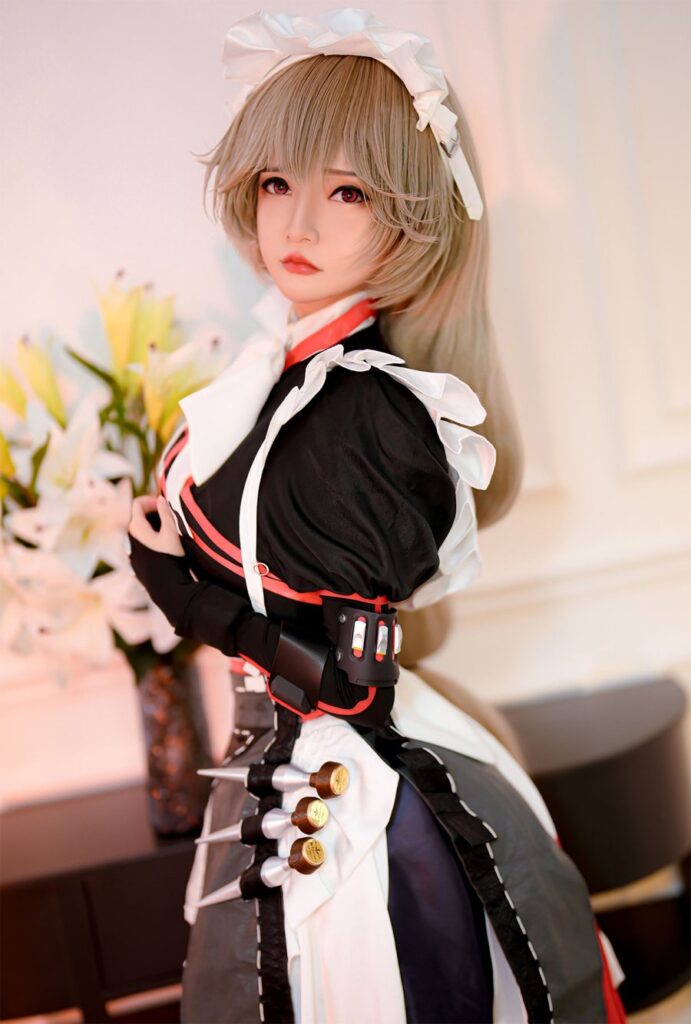 Potato Godzilla มาในลุค Rina จาก Zenless Zone Zero สุดเซ็กซี่ 2 Rina Zenless Zone Zero Cosplay by Potato Godzilla