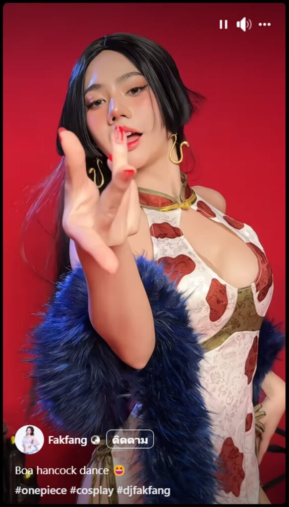 คุณฟักแฟงแปลงโฉมเป็น Boa Hancock จาก One Piece ได้สวยสะดุดตา 3 Boa Hancock One Piece Cosplay by Fakfang