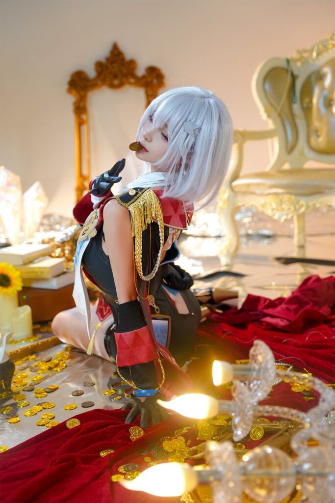 คอสเพลย์ Topaz จาก Honkai: Star Rail ในมาดสุดเท่ 7 Topaz Honkai: Star Rail Cosplay by Seya