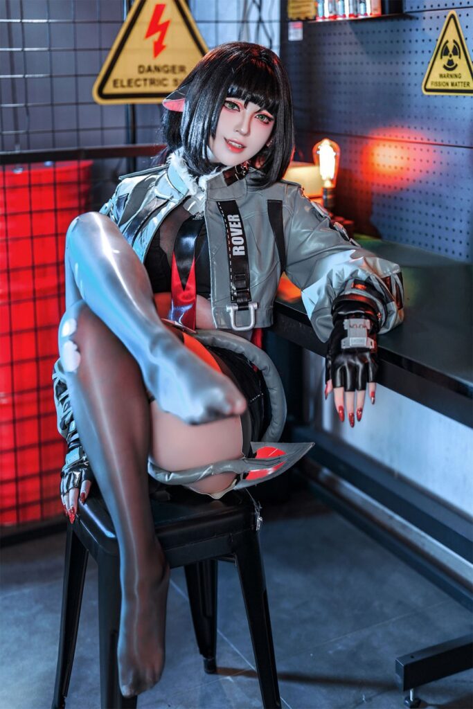คอสเพลย์ Jane Doe จาก Zenless Zone Zero ที่เพอร์เฟกต์ 2 Jane Doe Zenless Zone Zero Cosplay by BANBANKO
