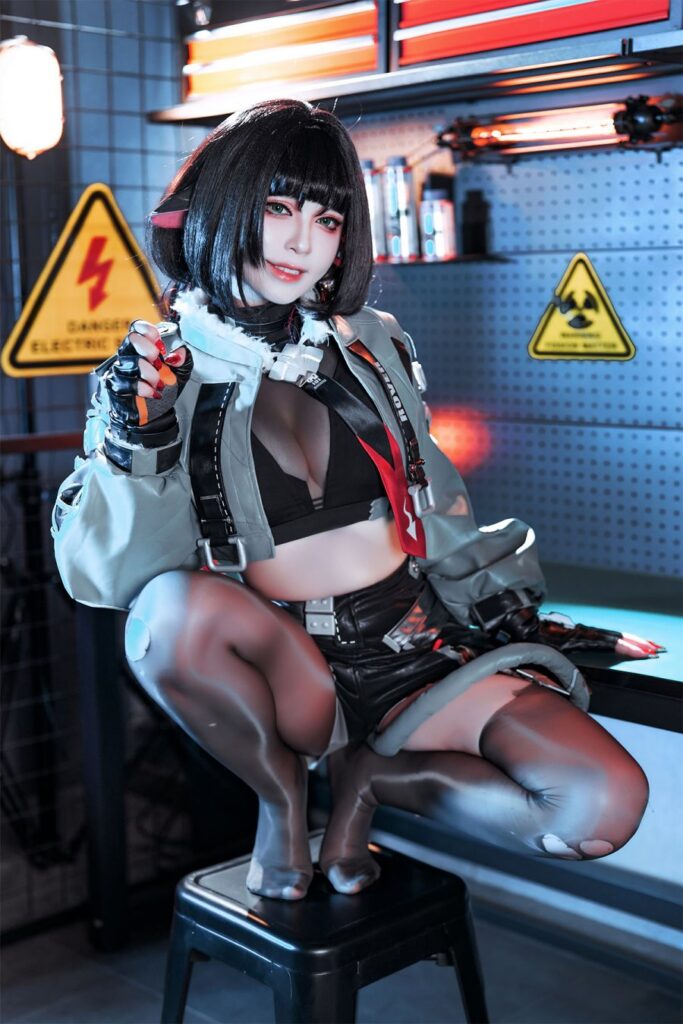 คอสเพลย์ Jane Doe จาก Zenless Zone Zero ที่เพอร์เฟกต์ 6 Jane Doe Zenless Zone Zero Cosplay by BANBANKO