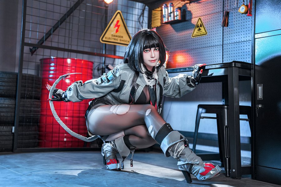 คอสเพลย์ Jane Doe จาก Zenless Zone Zero ที่เพอร์เฟกต์ 9 Jane Doe Zenless Zone Zero Cosplay by BANBANKO