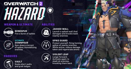 Hazard ฮีโร่สายแทงค์คนใหม่ล่าสุดพร้อมให้ทดลองเล่นสุดสัปดาห์นี้ใน Overwatch 2