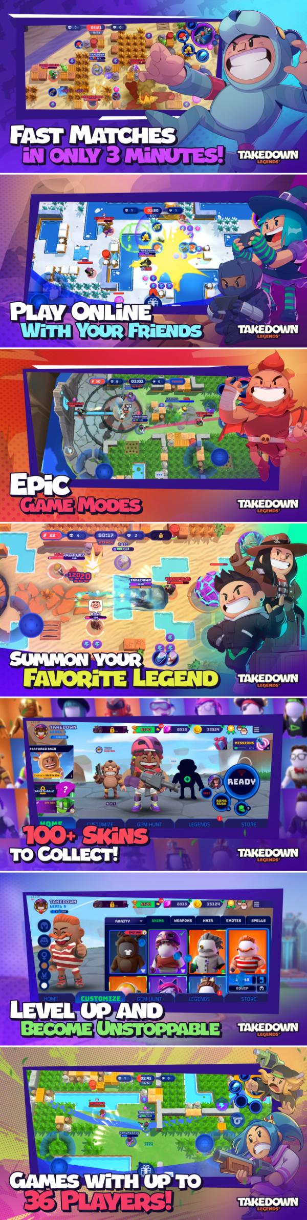 TAKEDOWN LEGENDS เปิดให้บริการทั้ง iOS/Android บนสโตร์ไทยแล้ว 3 TAKEDOWN LEGENDS เปิดให้บริการทั้ง iOS/Android บนสโตร์ไทยแล้ว