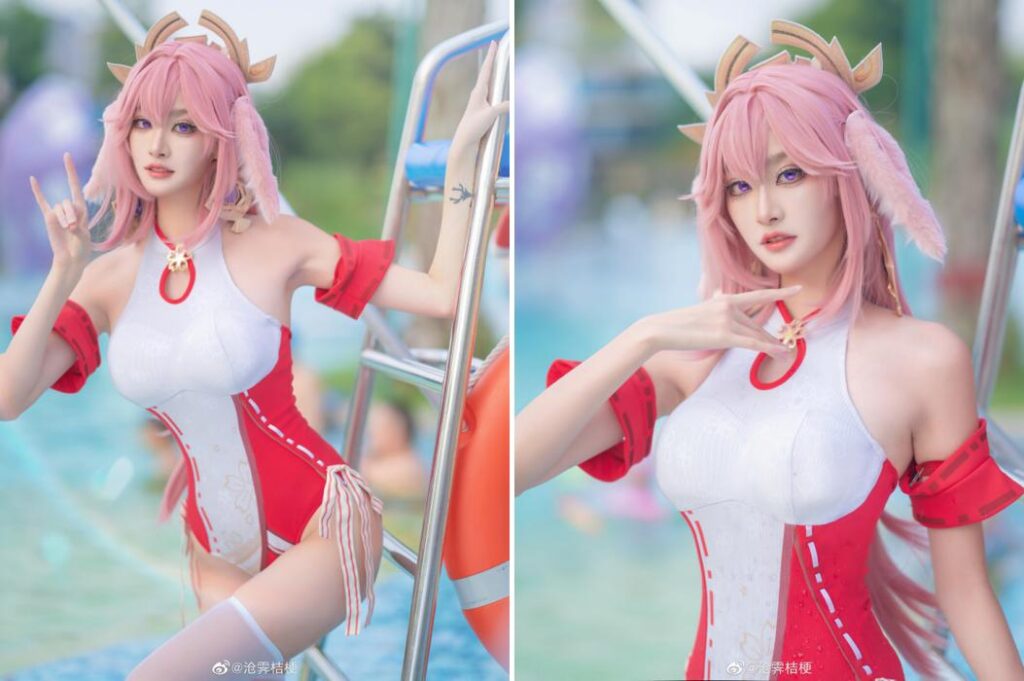 เชิญชมคอสเพลย์ Yae Miko ในสไตล์ชุดว่ายน้ำสุดเร้าใจ 5 เชิญชมคอสเพลย์ Yae Miko ในสไตล์ชุดว่ายน้ำสุดเร้าใจ