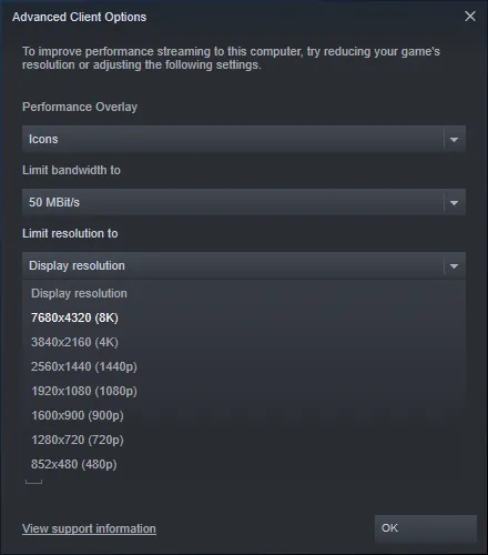 Steam Remote Play รองรับการเล่นด้วยความละเอียดสูงสุด 8K 2 Steam Remote Play รองรับการเล่นด้วยความละเอียดสูงสุด 8K