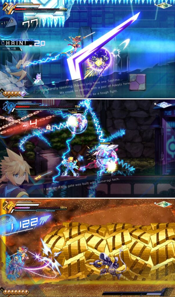 Azure Striker Gunvolt 3 เปิดให้เล่นเกมเวอร์ชั่นเดโมแล้ว 2 Azure Striker Gunvolt 3 เปิดให้เล่นเกมเวอร์ชั่นเดโมแล้ว
