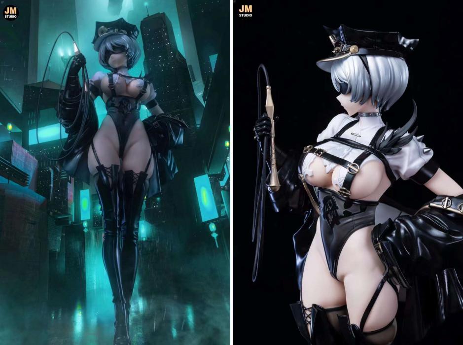 ฟิกเกอร์ 2B จาก NieR:Automata เวอร์ชั่นนักสืบ 2 ฟิกเกอร์ 2B จาก NieR:Automata เวอร์ชั่นนักสืบ